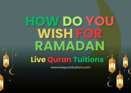 How do you wish for a ramadan